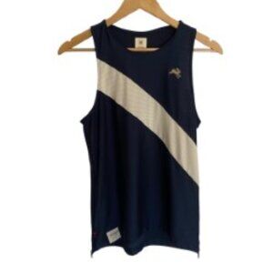 Tracksmith Van Cortlandt Singlet in Navy Medium